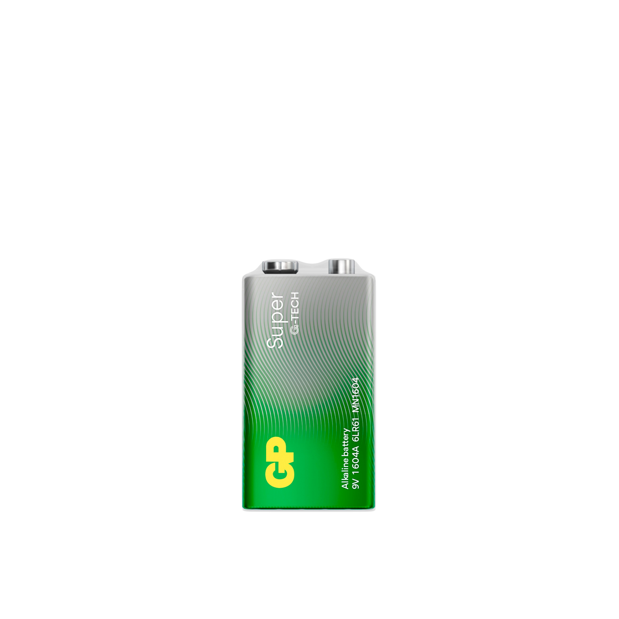 Батарейка алкалиновая GP Super Alkaline G-Tech 9V Крона - 1 шт. на блистере 1219