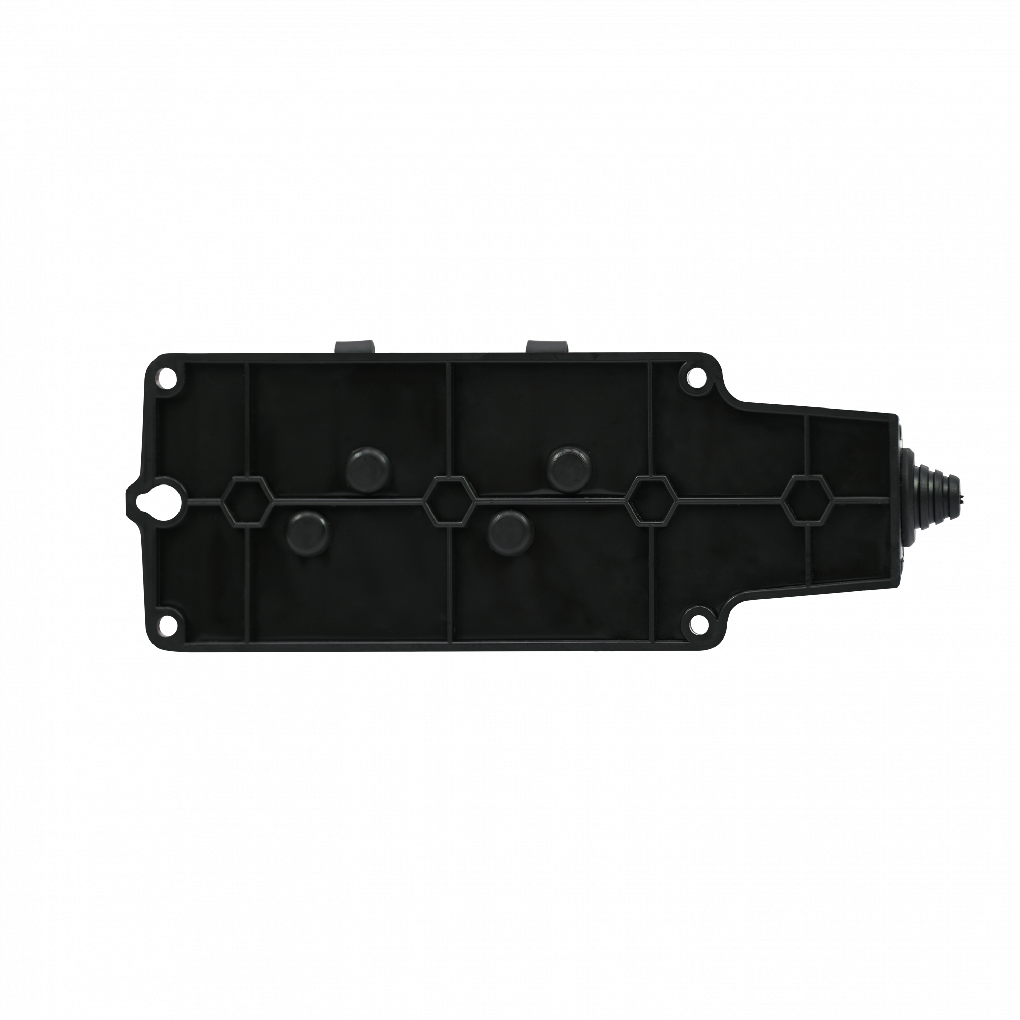 Колодка 2х розетка двойная 2К+З каучуковая        16А/250В IP44 Чёрная MultiSet Systeme Electric MST4102BK