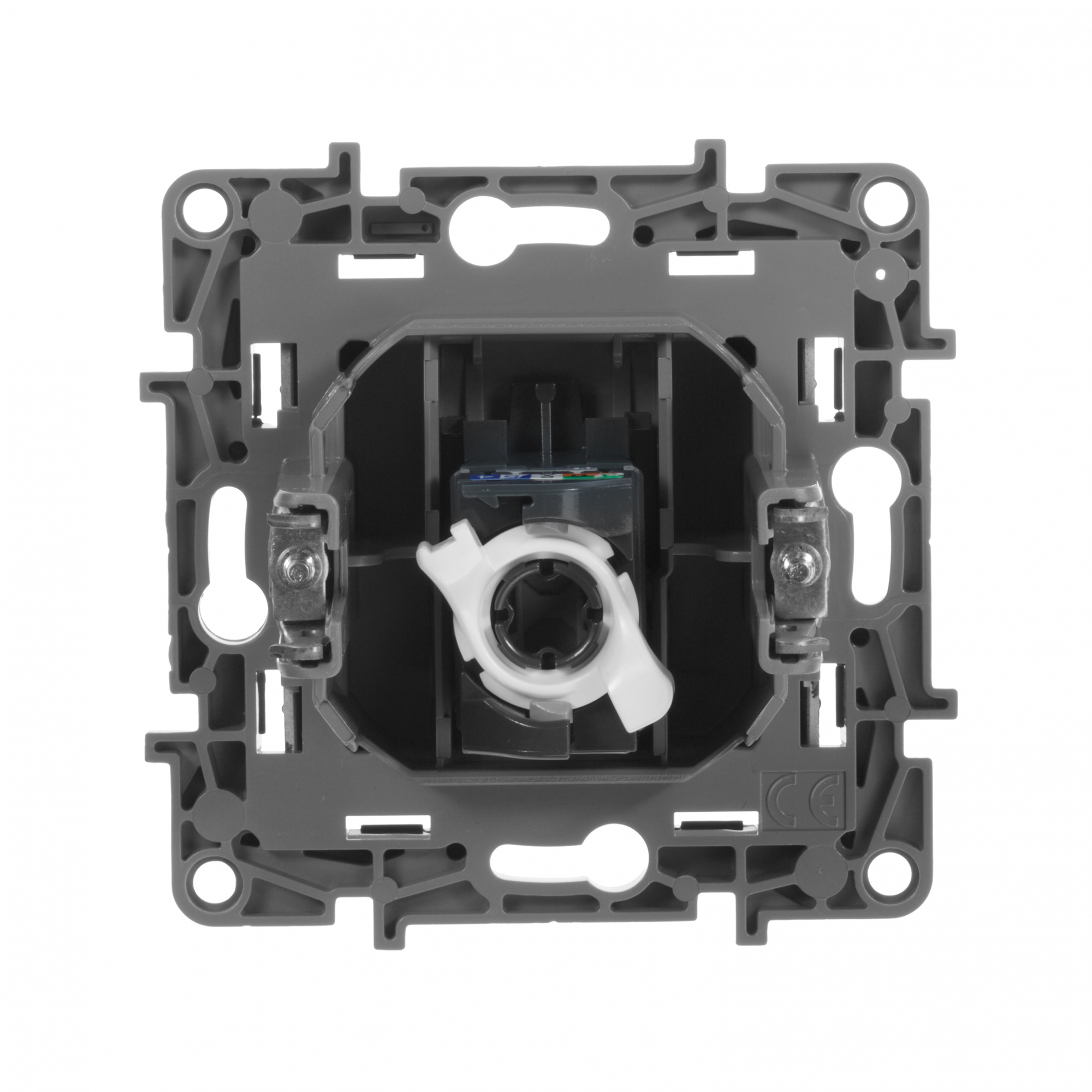 Розетка компьютерная RJ45 категория 5Е UTP антрацит ETIKA IEK 672641