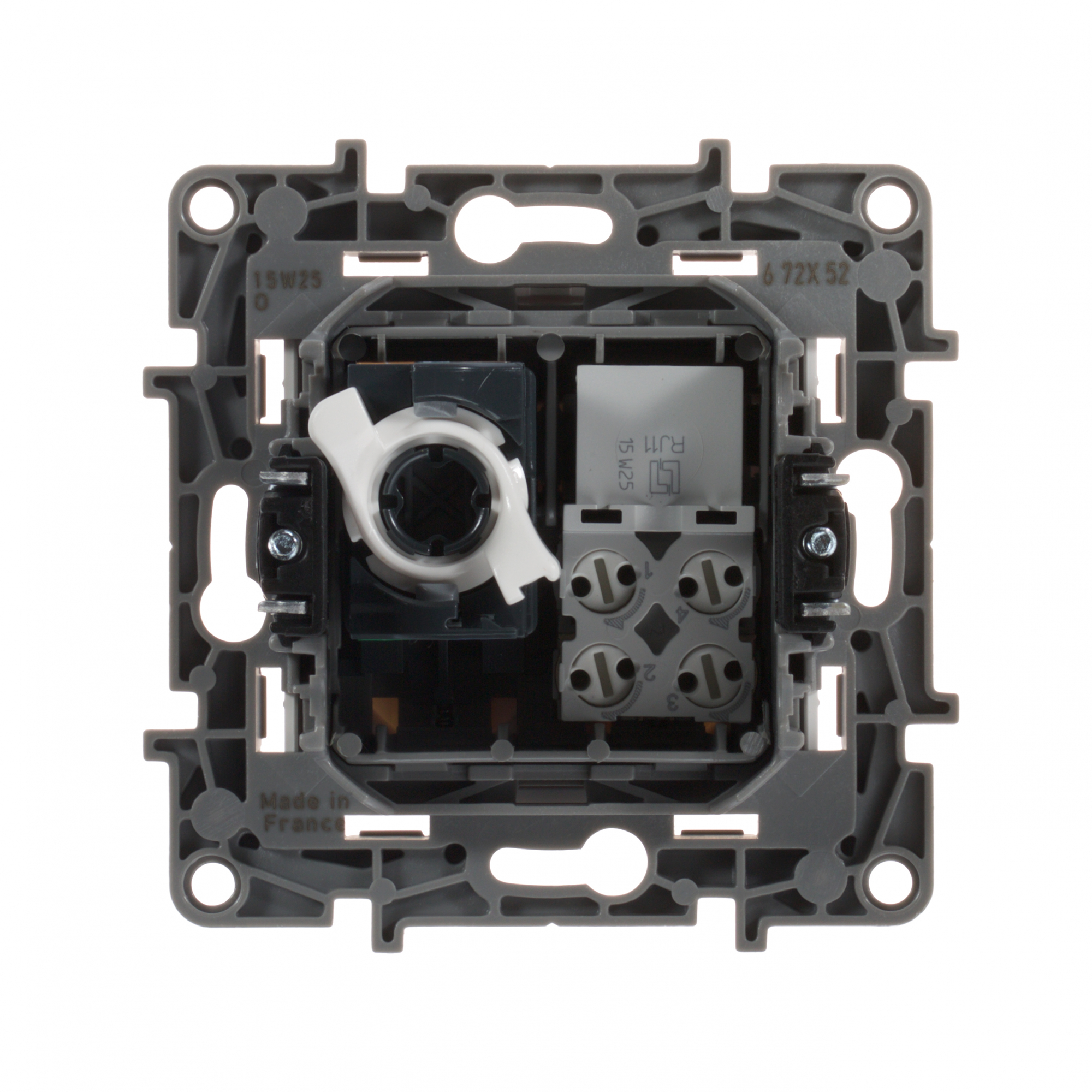 Розетка двойная RJ11+RJ45 кат.5E UTP белый ETIKA IEK 672252