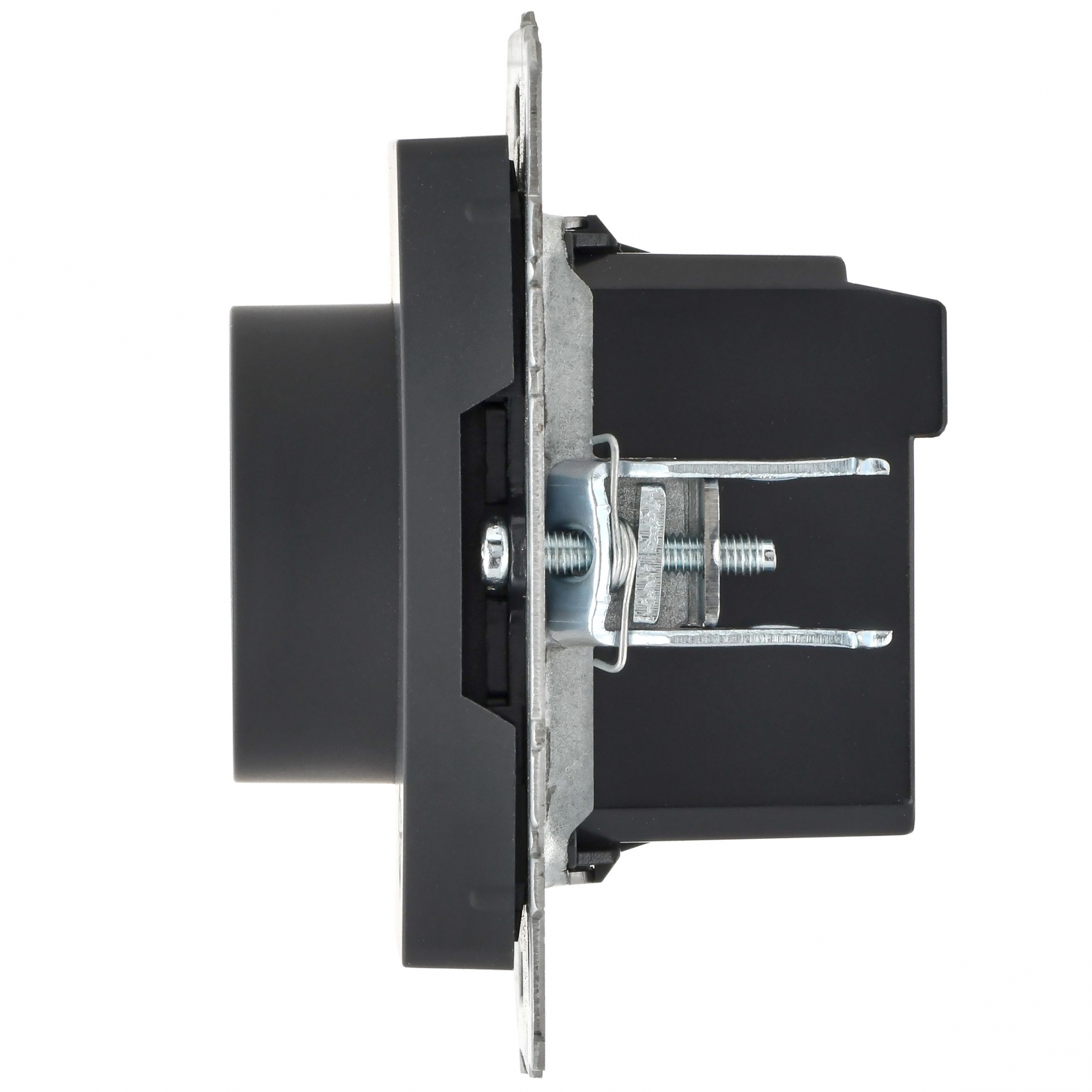 BRITE Термостат электронный с индикацией ТС10-1-БрГ графит IEK BR-RT11-K53