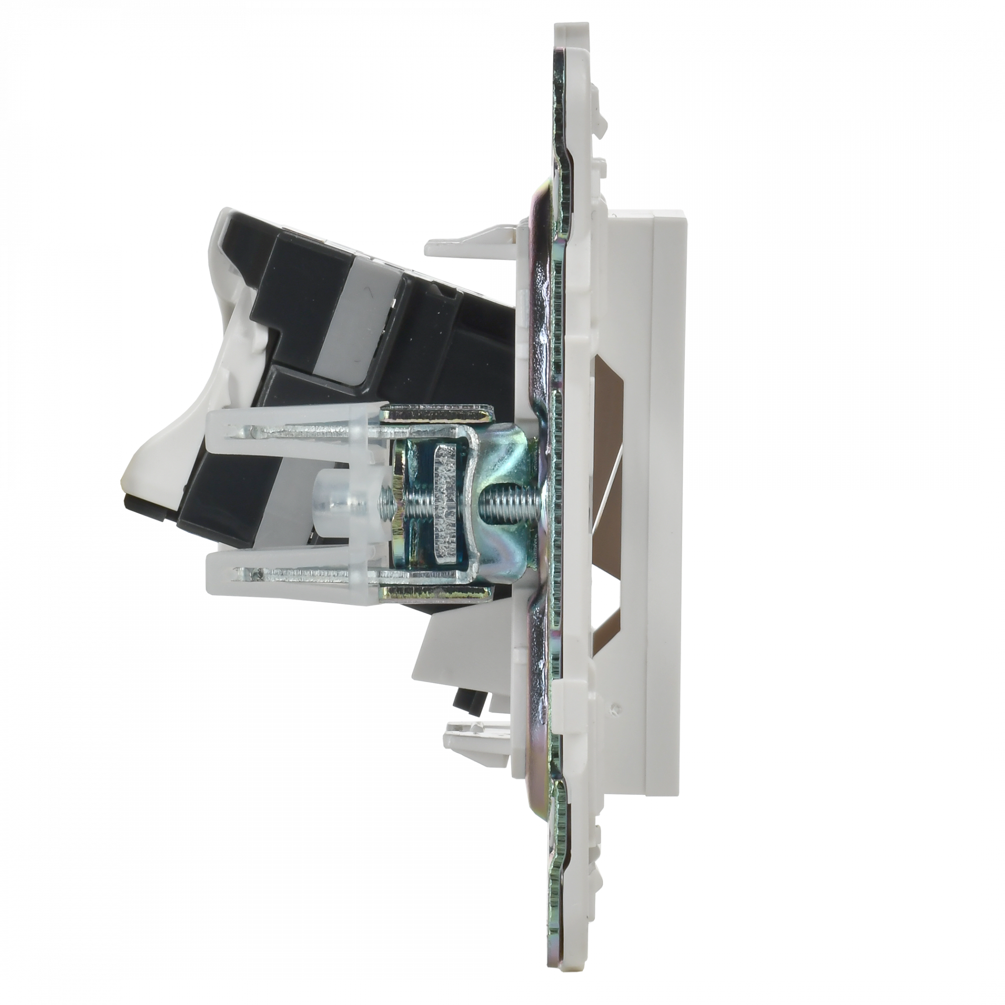 SKANDY Розетка компьютерная RJ45 кат.5E SK-K01W арктический белый IEK SK-K10-1-K01