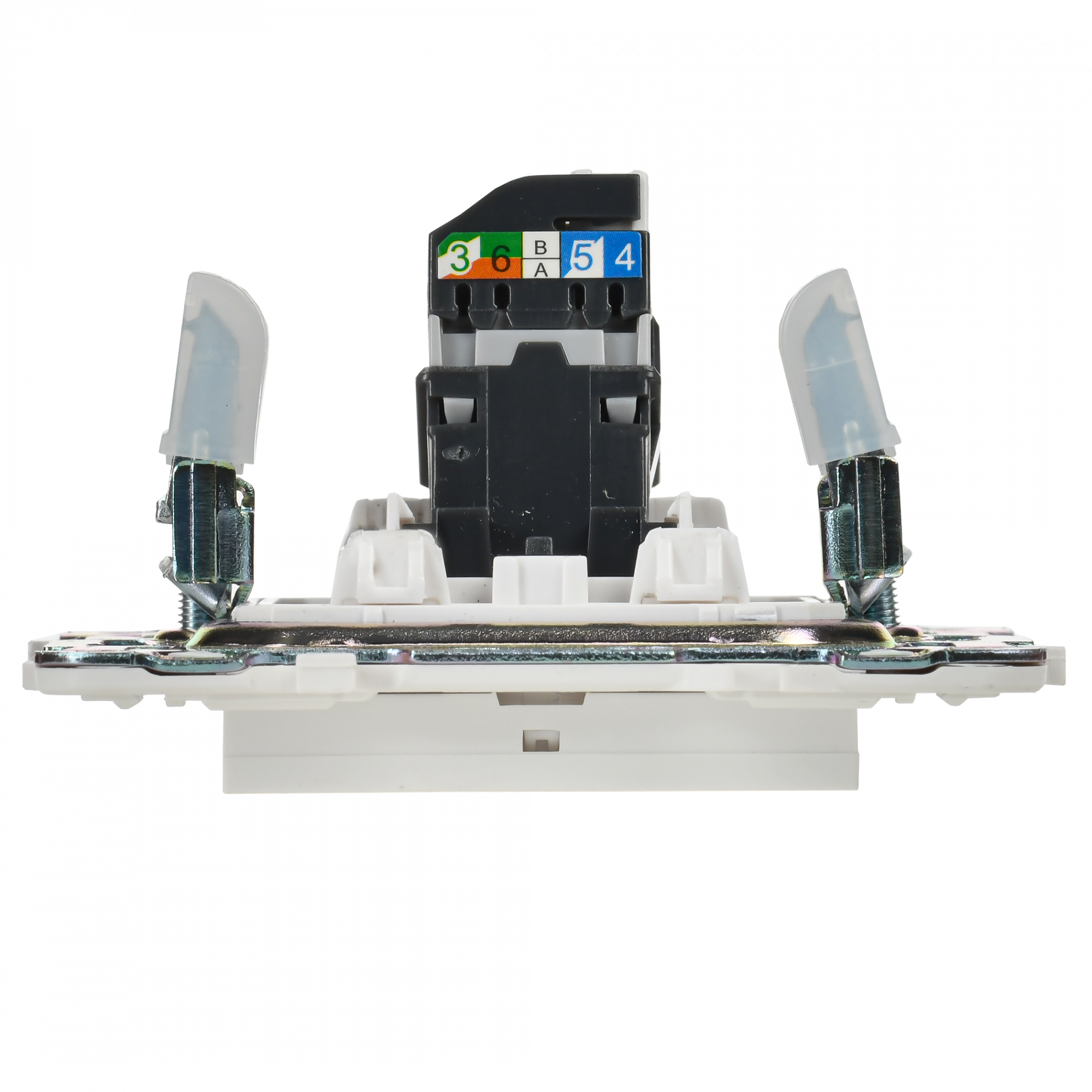 SKANDY Розетка компьютерная RJ45 кат.5E SK-K01W арктический белый IEK SK-K10-1-K01