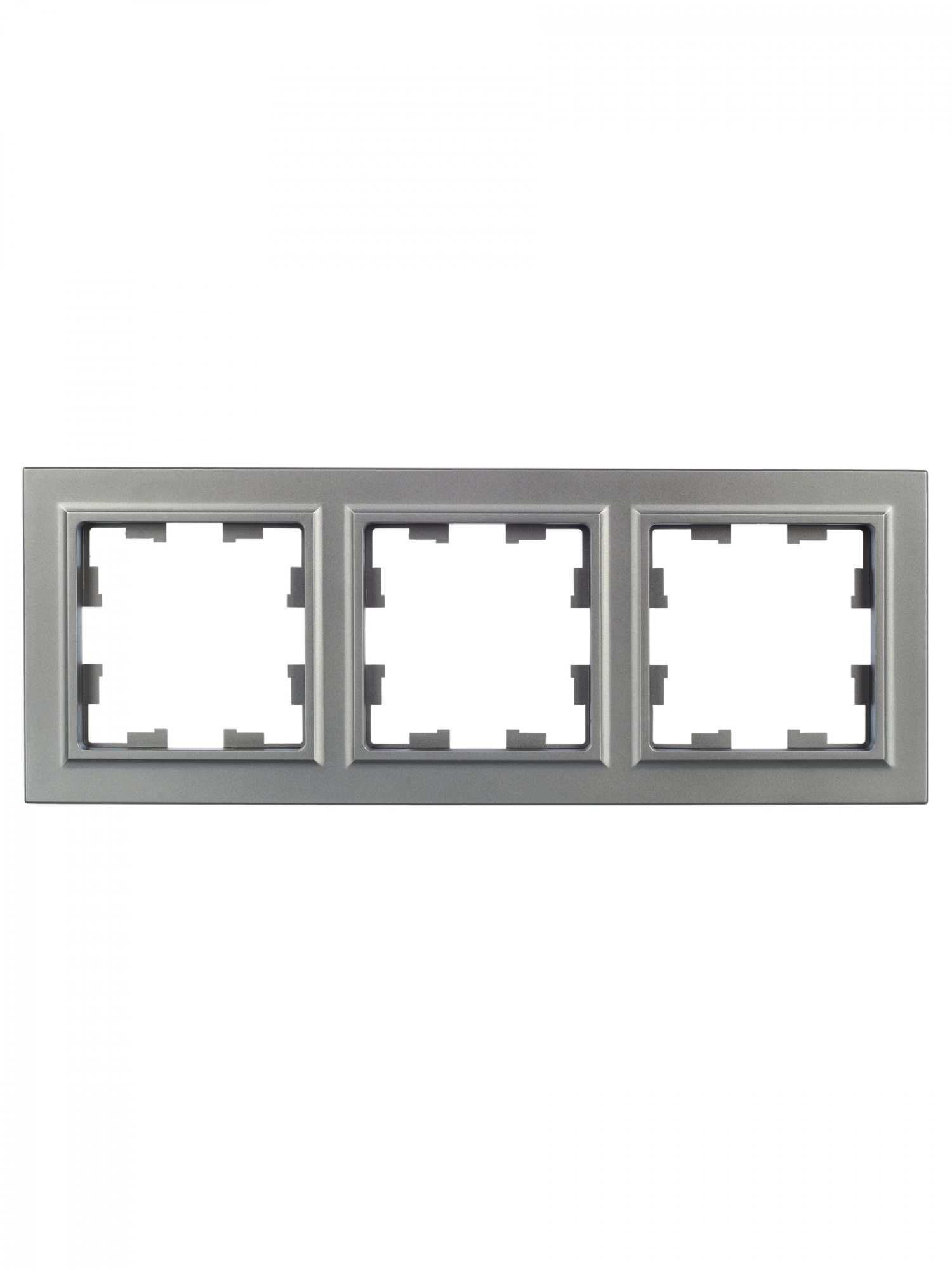 BRITE Рамка 3 поста РУ-3-БрС сталь IEK BR-M32-K46