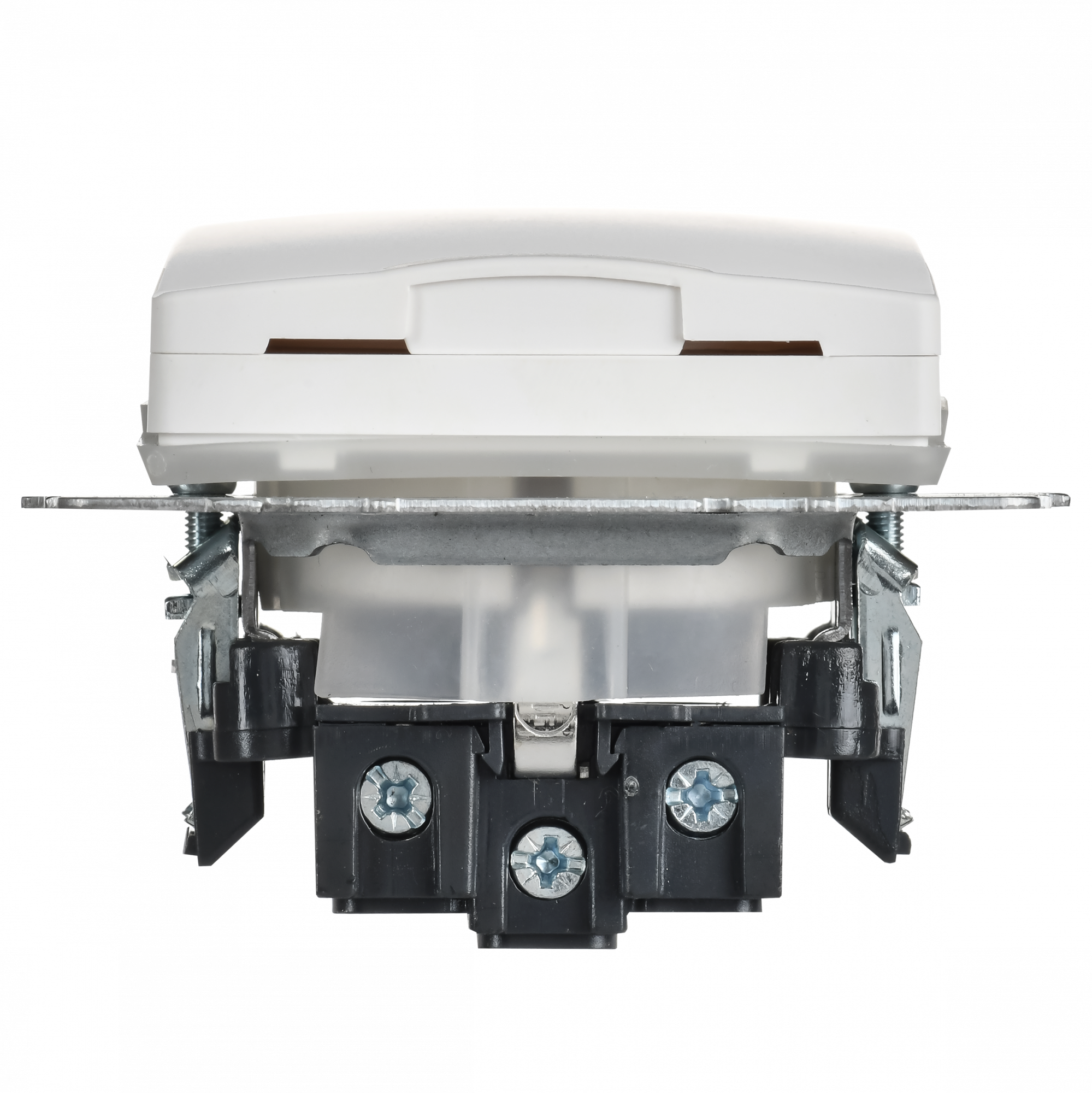 BRITE Розетка 1-местная с заземлением с защитными шторками и крышкой 16А IP44 РСбш10-3-44-БрАБ арктический белый IEK BR-R16-16-44-K91