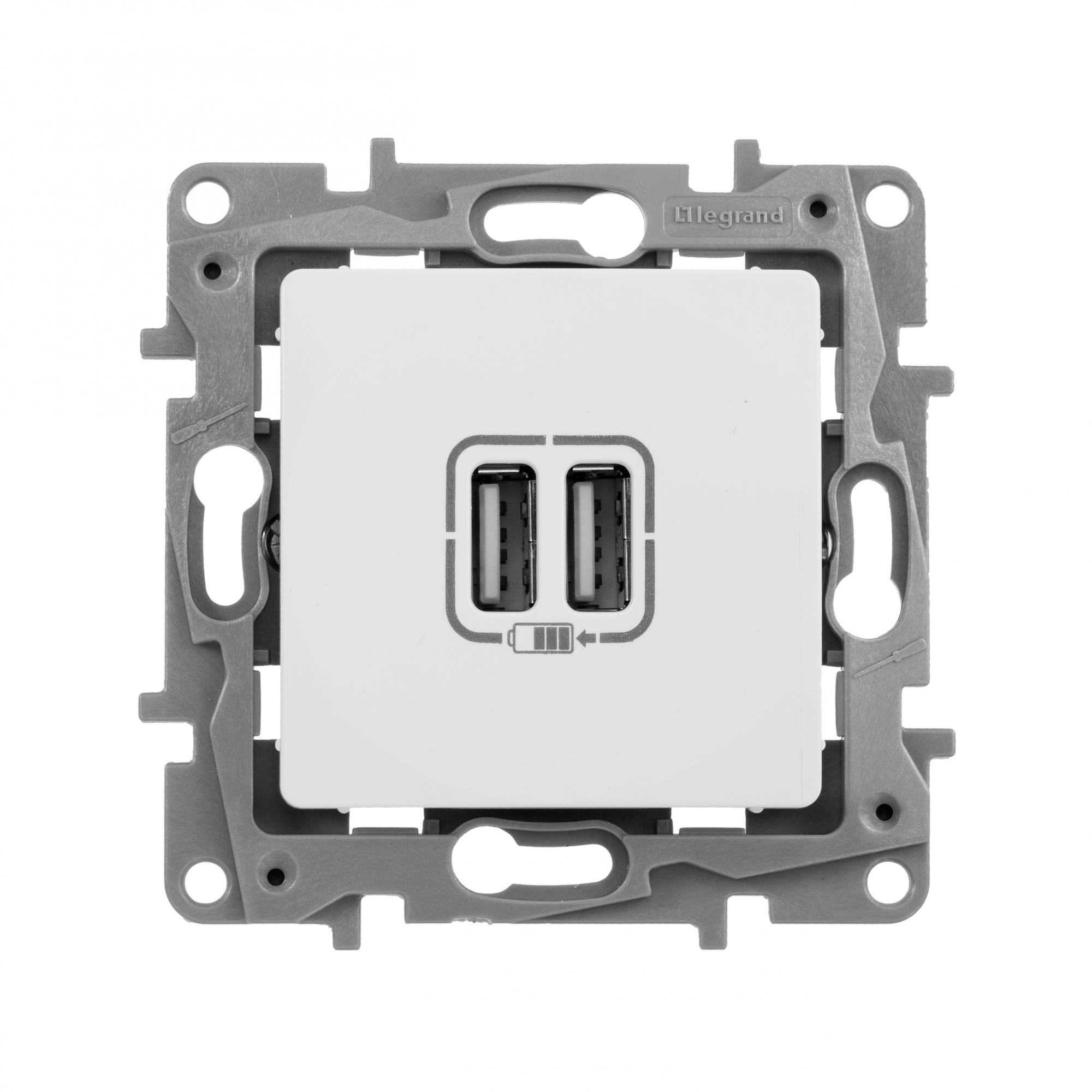 Розетка USB A+A 15Вт белый ETIKA IEK 672294