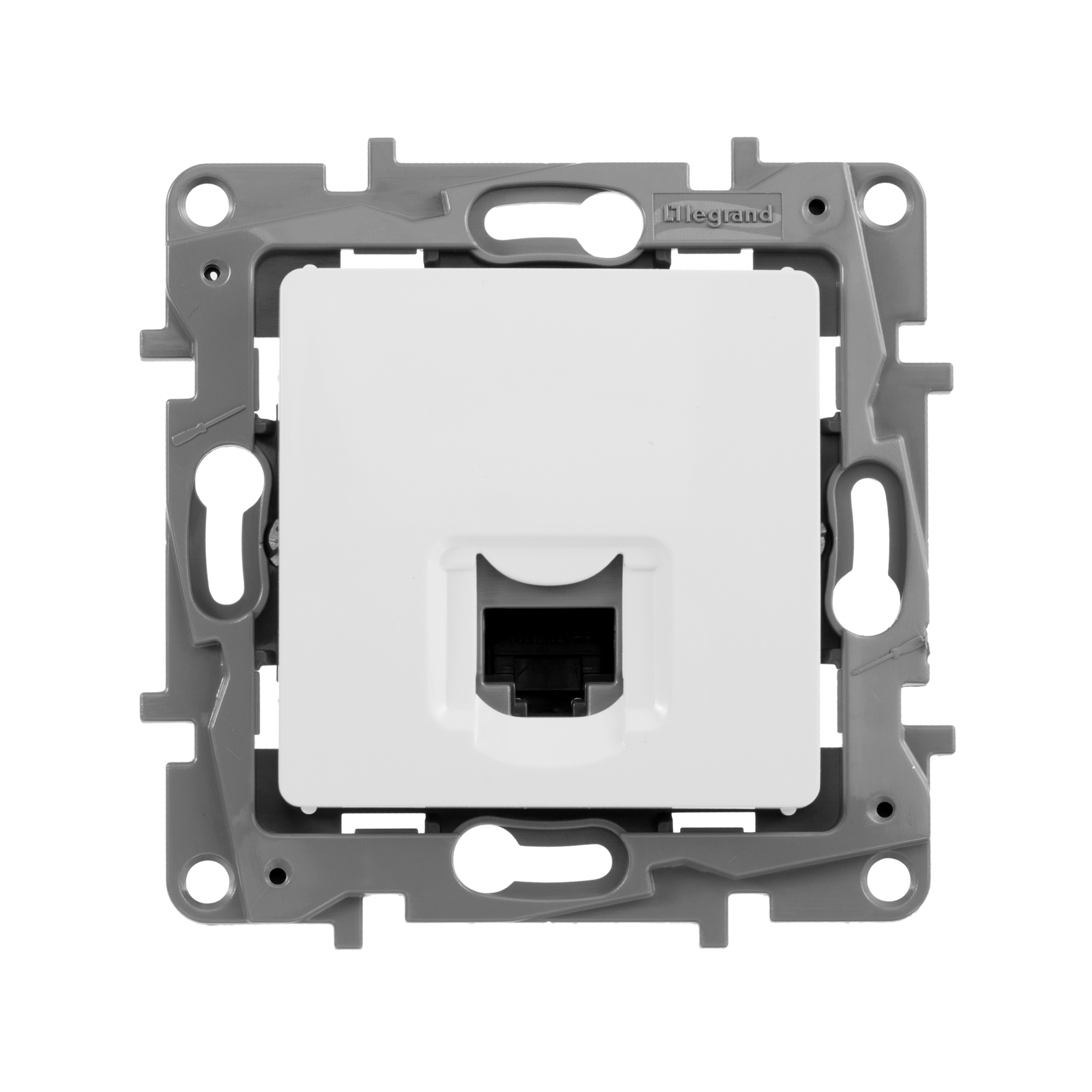 Розетка компьютерная RJ45 категория 5Е UTP белый ETIKA IEK 672241