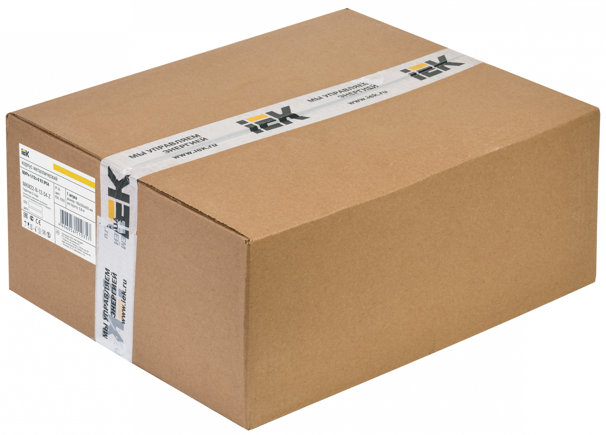 TITAN Корпус металлический ЩУРн-1/12 (395х310х165)IP54 без окна IEK MKM22-N-12-54-Z